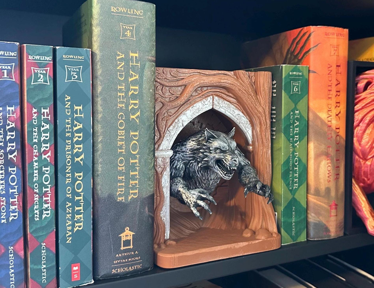 Werewolf Lupin inspired 3D Book Nook