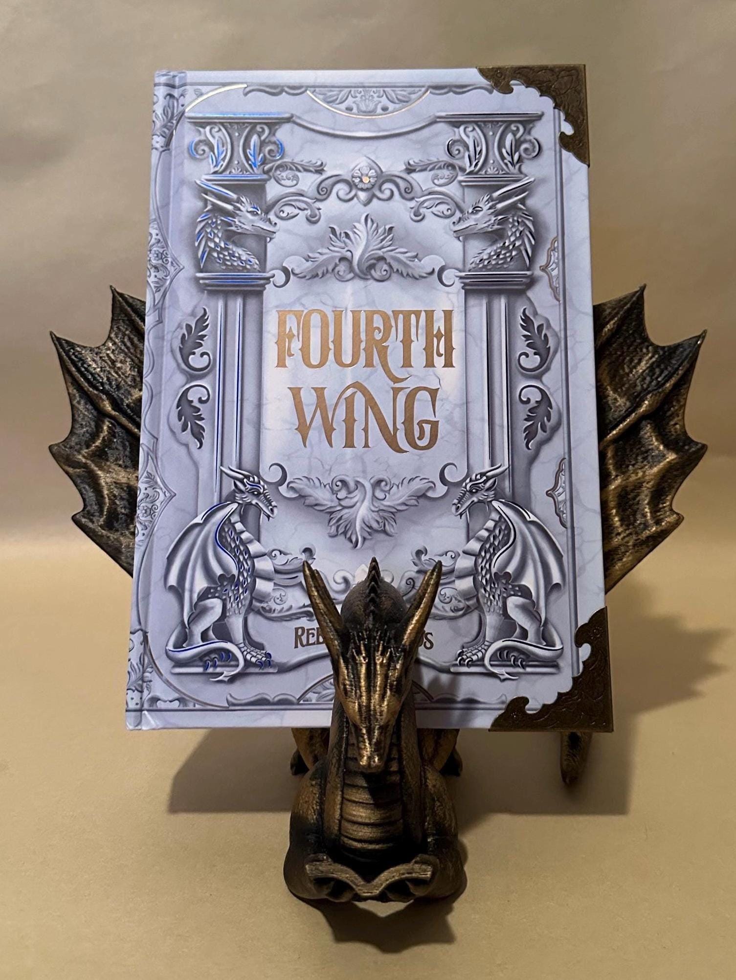 Book Wyrm 3D Dragon Book Stand Holder Display