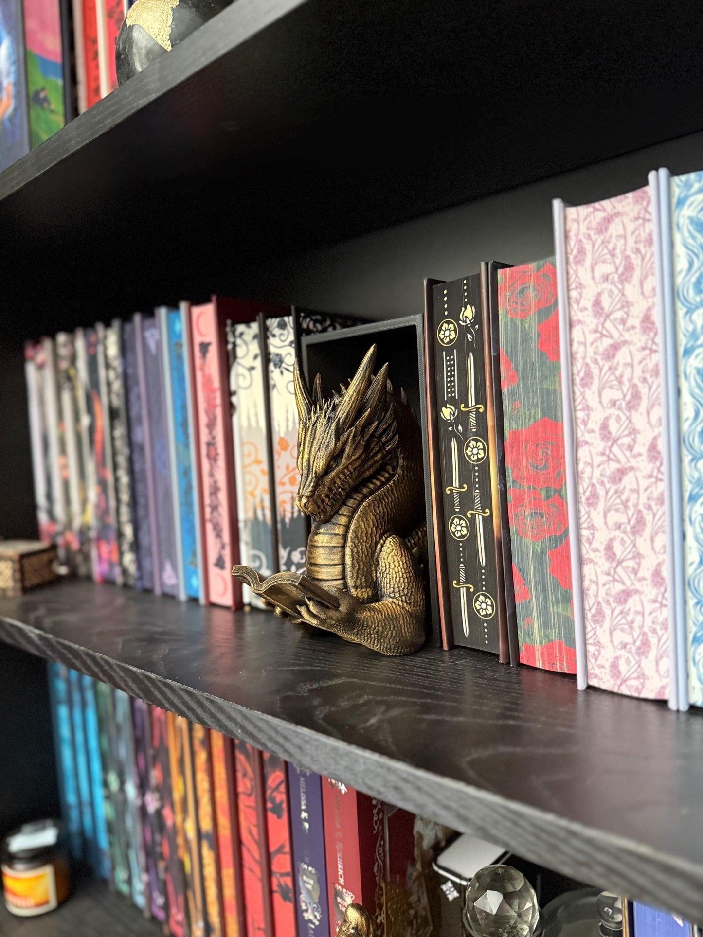 Dragon Reading 3D Book Nook