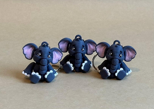 Boy Elephant Articulated Flexi Keychain