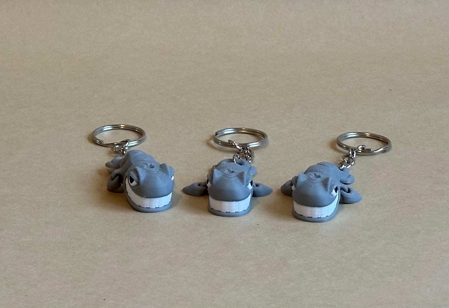Shark Articulated Flexi Keychain