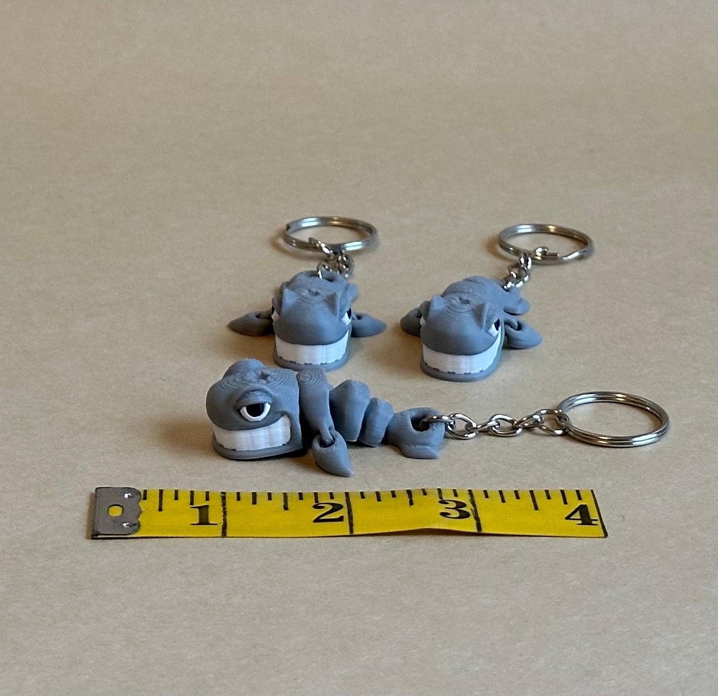 Shark Articulated Flexi Keychain