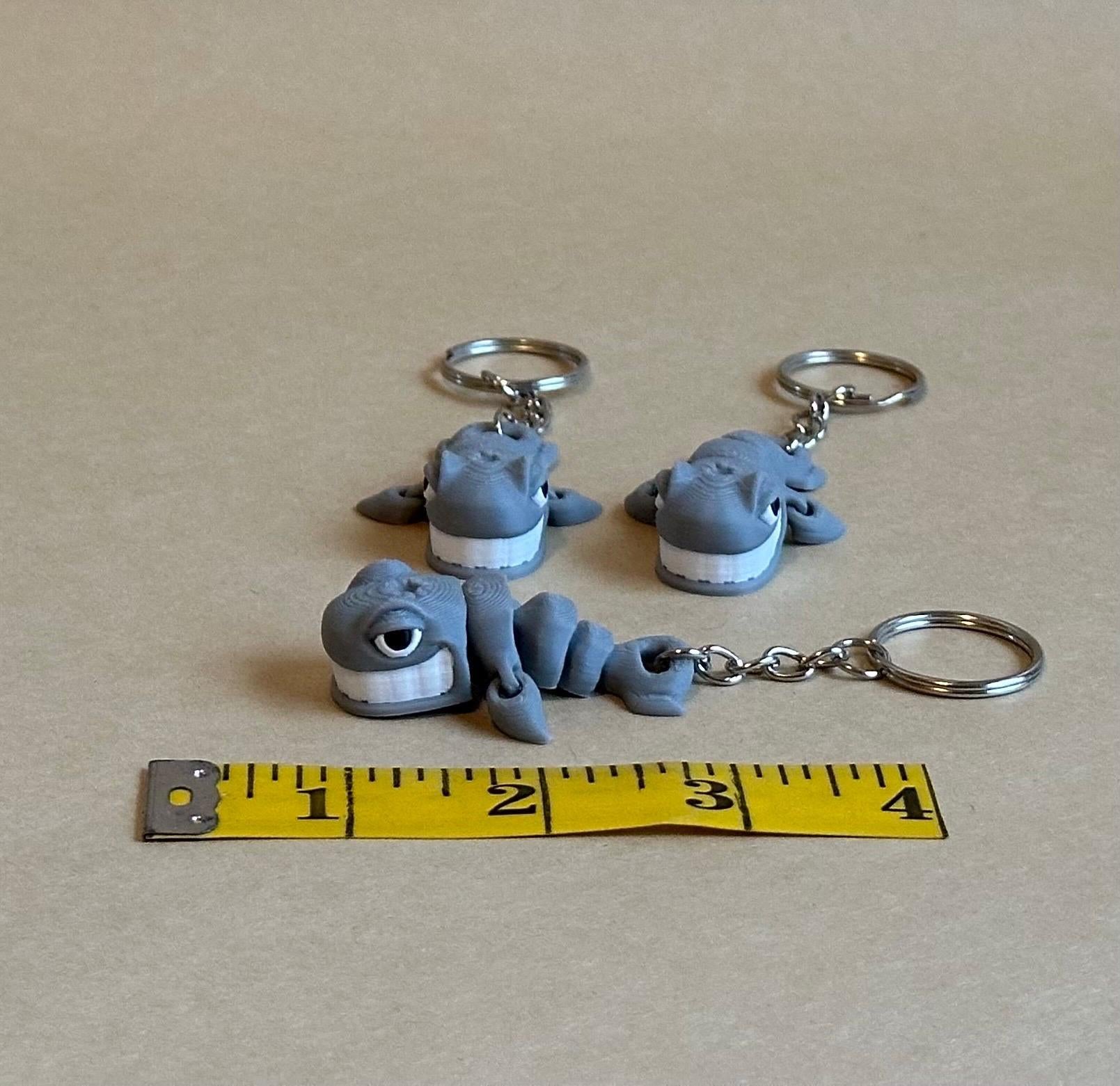 Shark Articulated Flexi Keychain