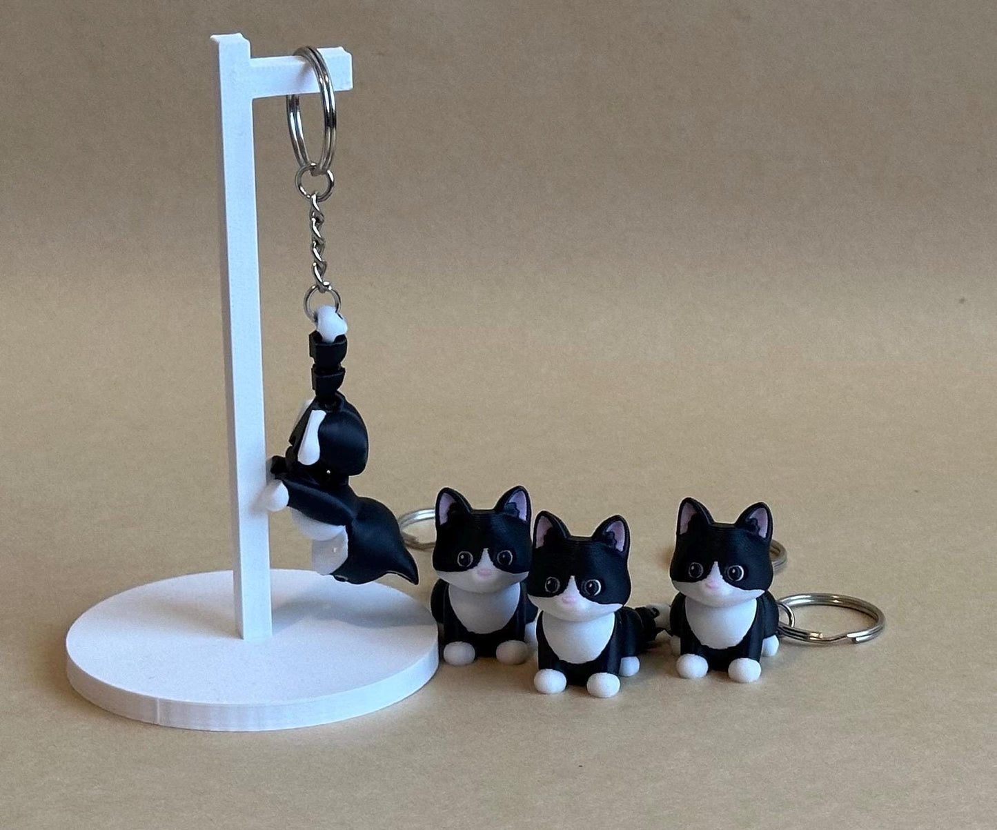 Clawing Cat - Articulated Flexi moving keychain