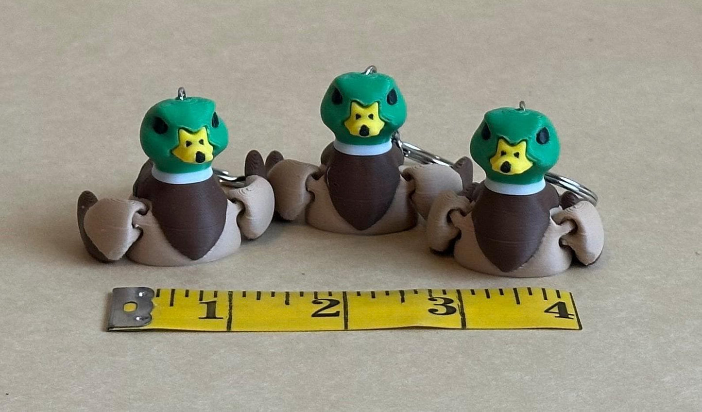 Malleable Mallard - Articulated Flexi moving keychain
