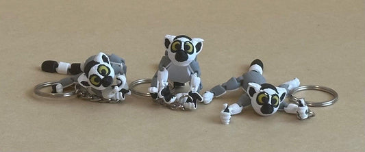 Linking Lemur - Articulated Flexi moving keychain