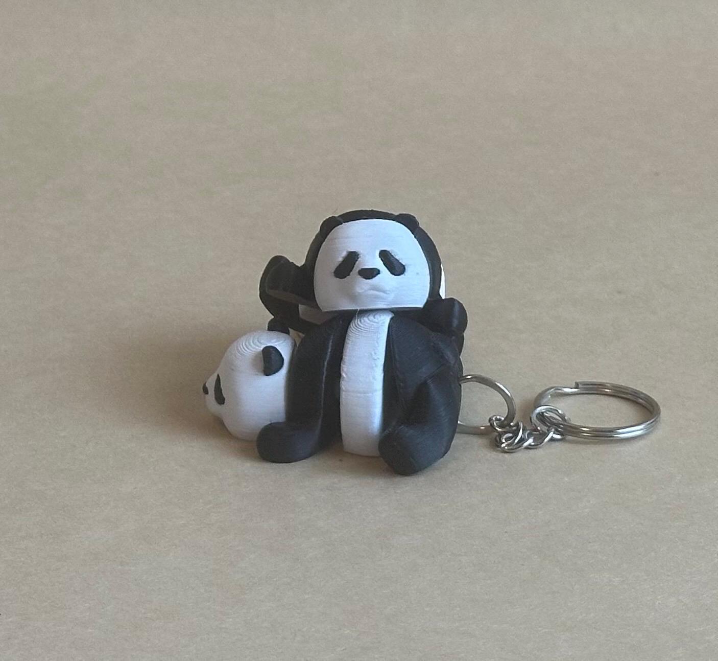 Playful Panda - Articulated Flexi moving keychain