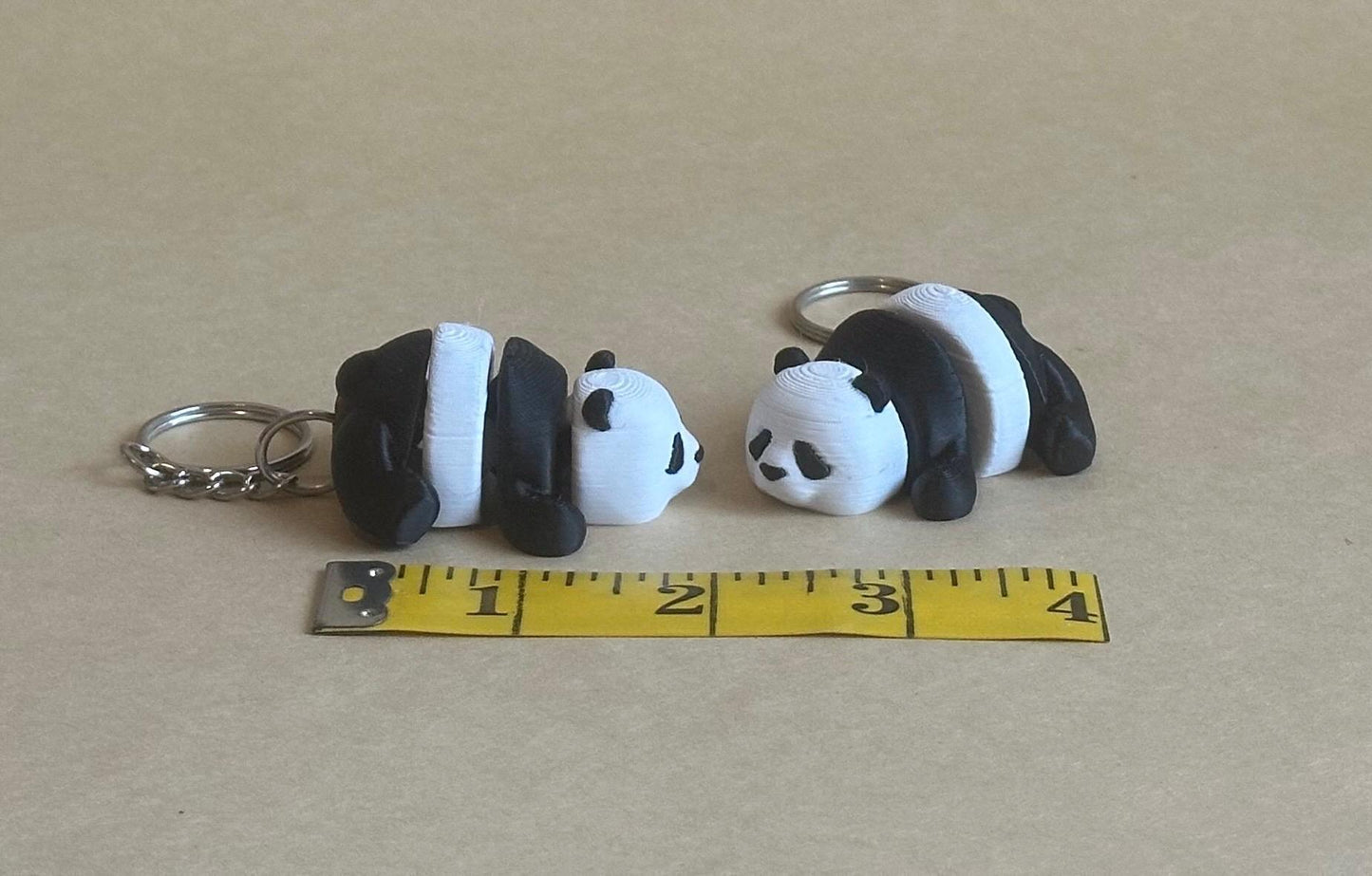 Playful Panda - Articulated Flexi moving keychain