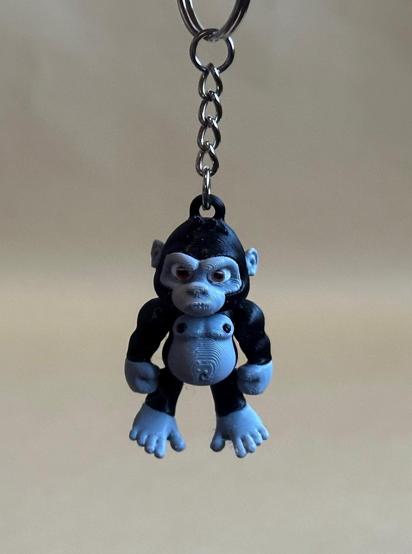 Gorilla Articulated Flexi Keychain
