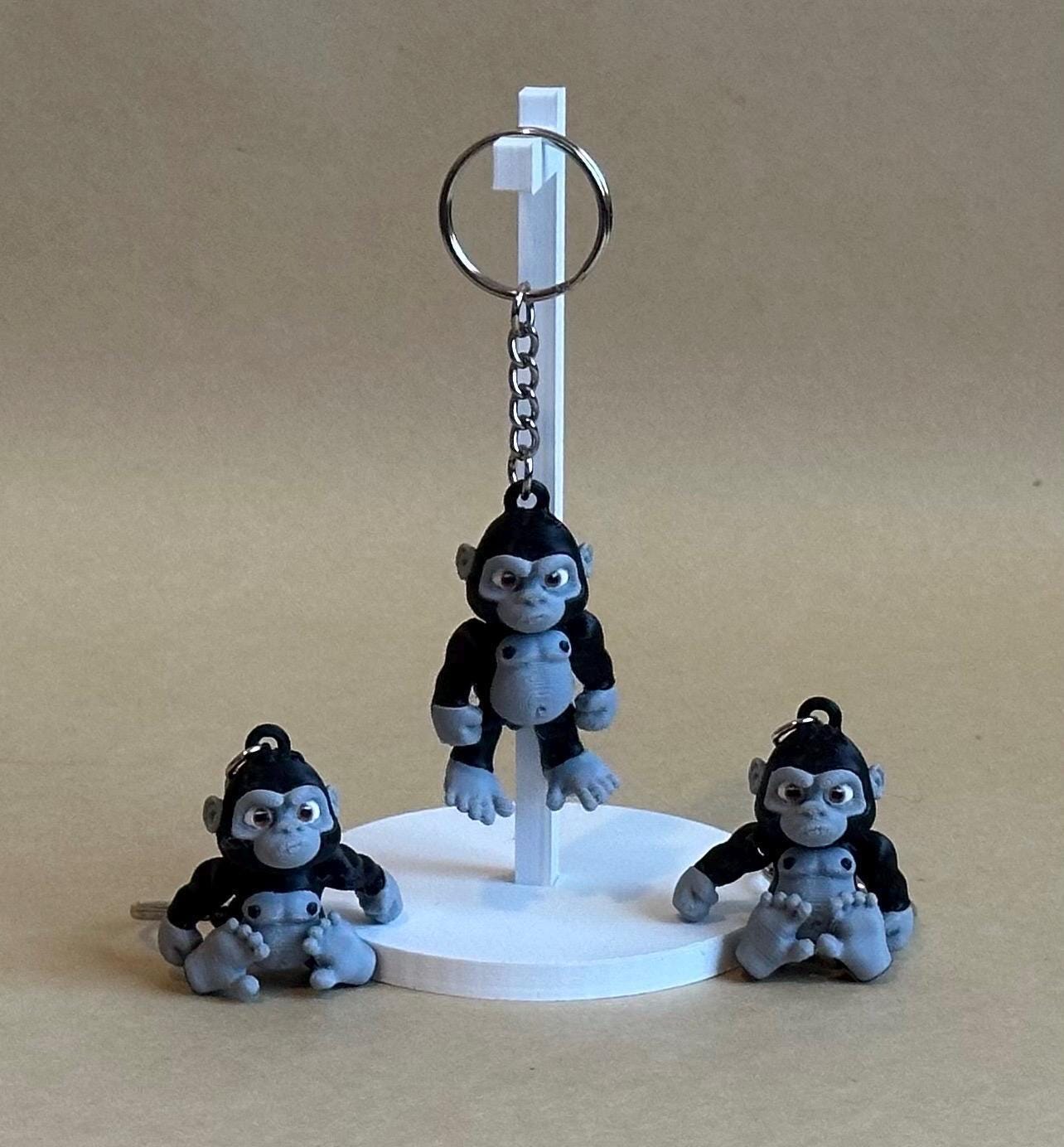 Gorilla Articulated Flexi Keychain