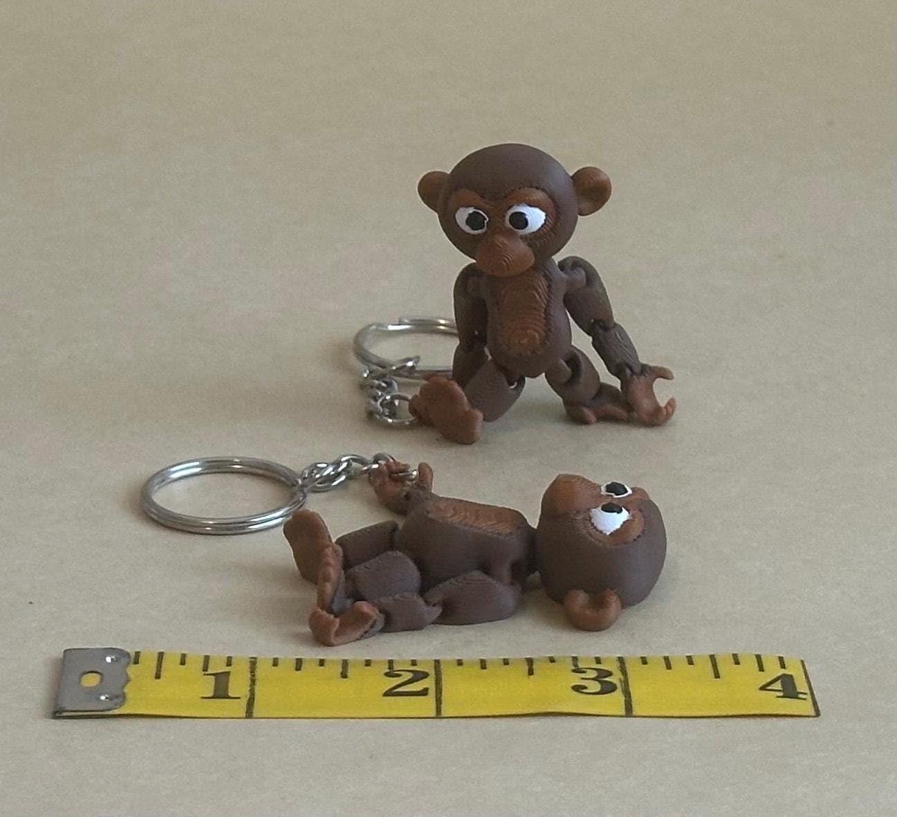 Chaining Chimps - Articulated Flexi moving keychain