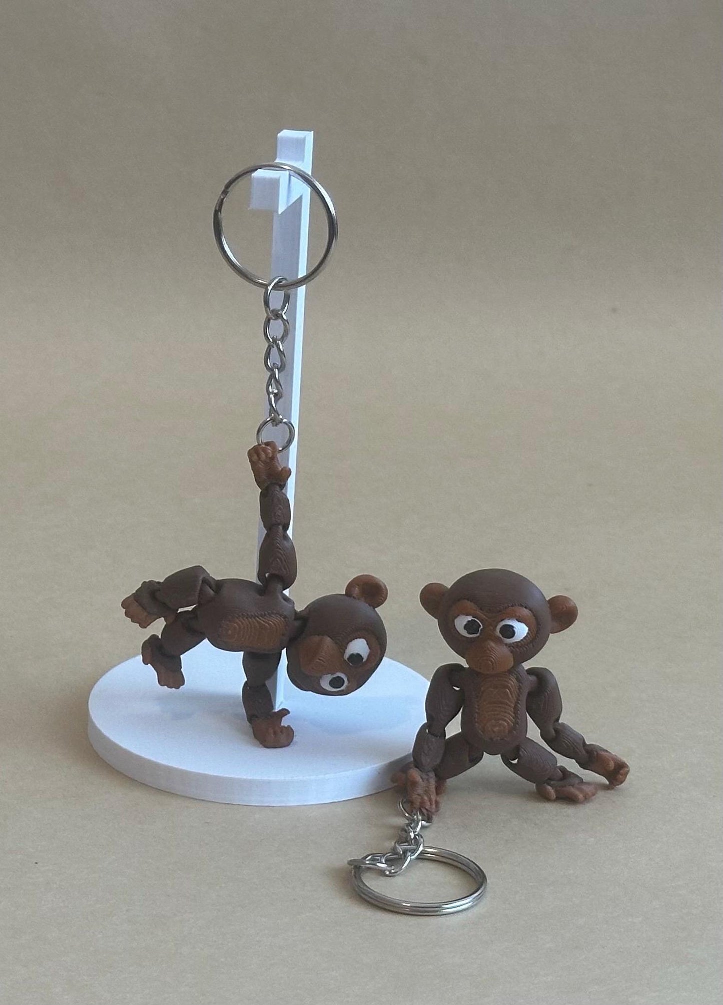 Chaining Chimps - Articulated Flexi moving keychain