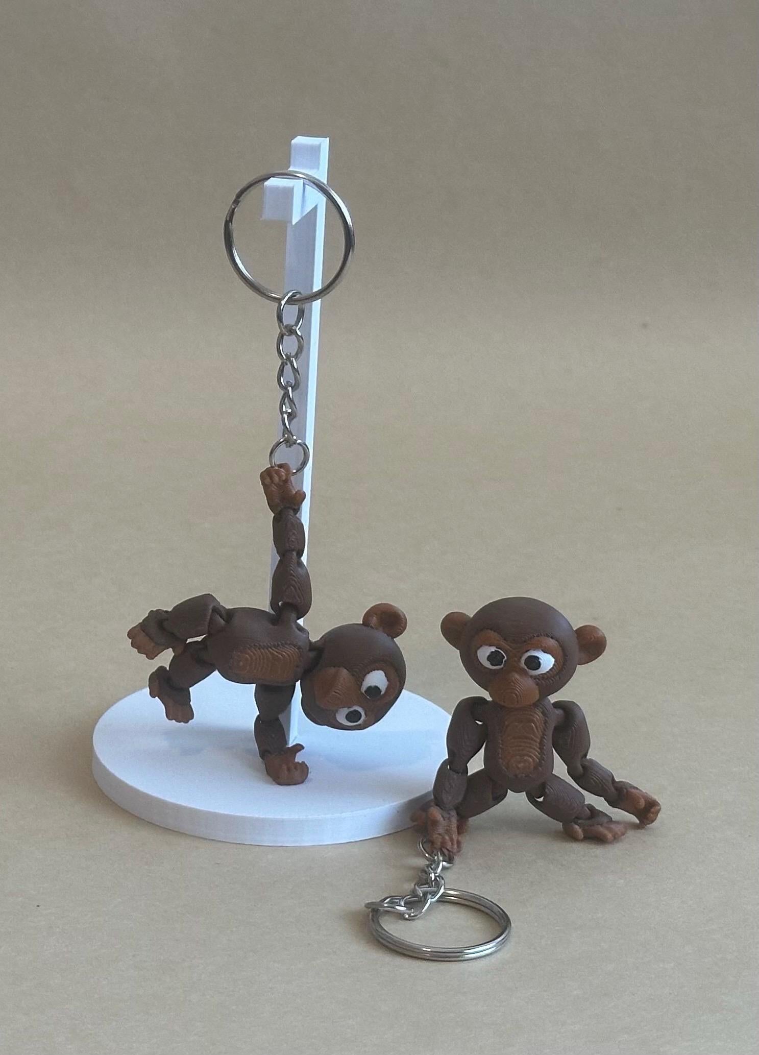 Chaining Chimps - Articulated Flexi moving keychain