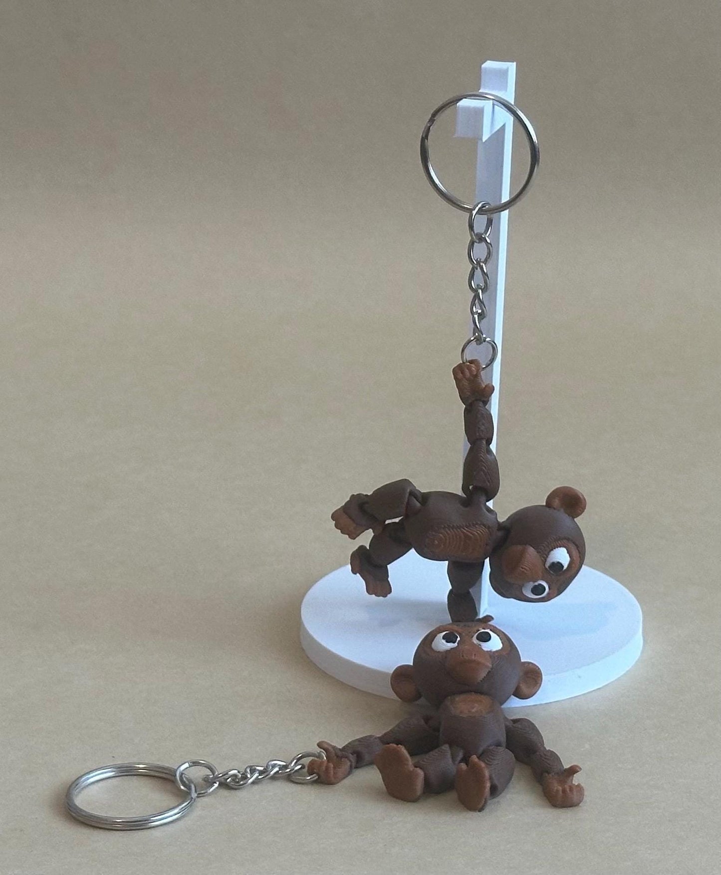 Chaining Chimps - Articulated Flexi moving keychain