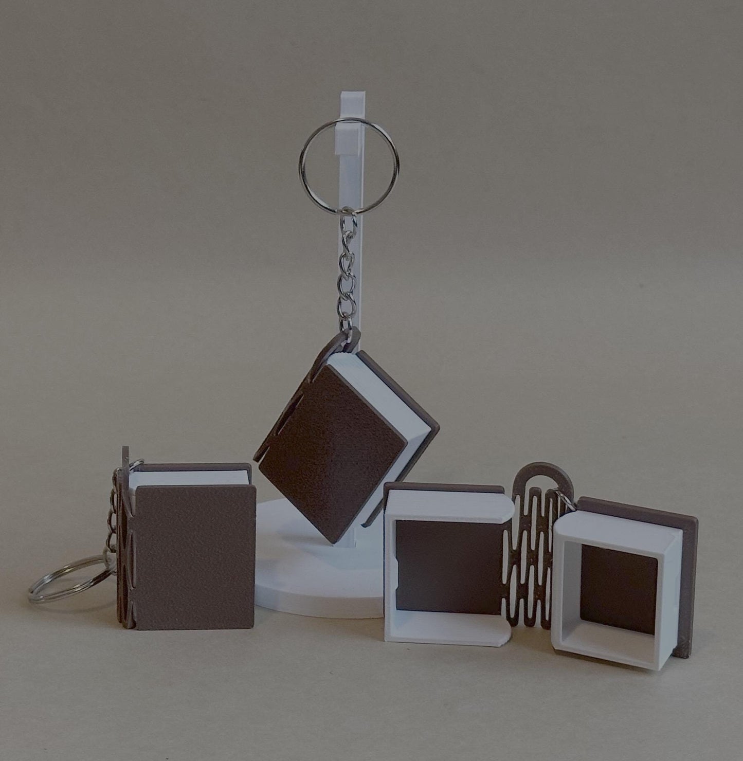 mini Book Storage Hideaway Keychain