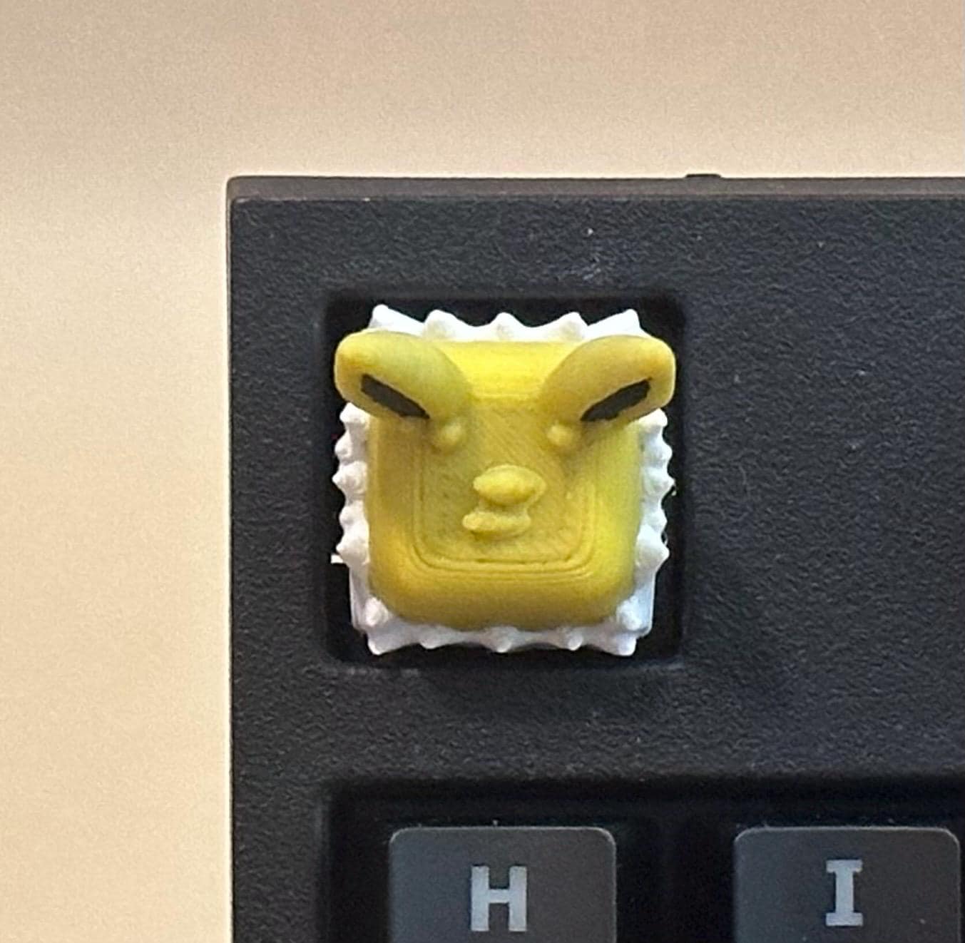 Jolteon Pokémon Inspired - Artisan Mechanical Keyboard Keycap - Cherry MX Switch