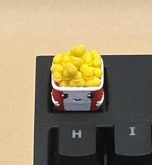 Popcorn guy - Artisan Mechanical Keyboard Keycap - Cherry MX Switch
