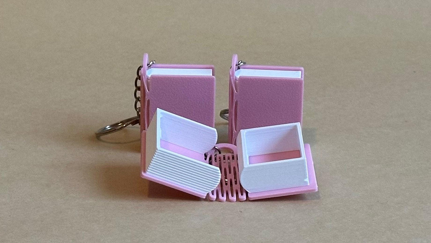 mini Book Storage Hideaway Keychain