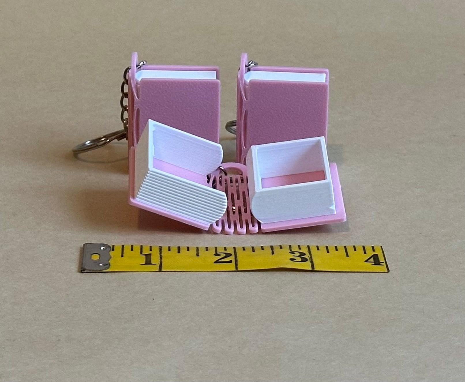 mini Book Storage Hideaway Keychain