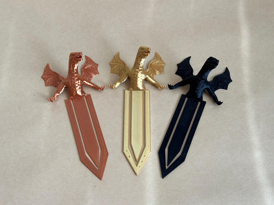 Dragon Bookmarks 3D Head