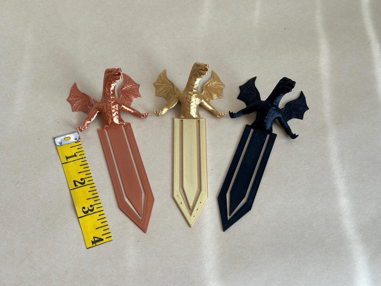 Dragon Bookmarks 3D Head