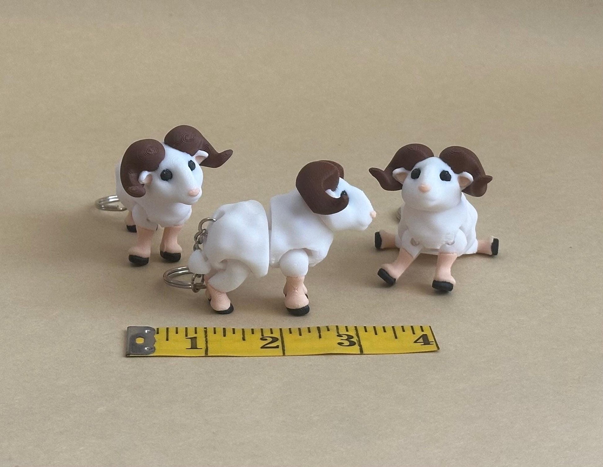 Rambunctious Ram - Articulated Flexi Keychain