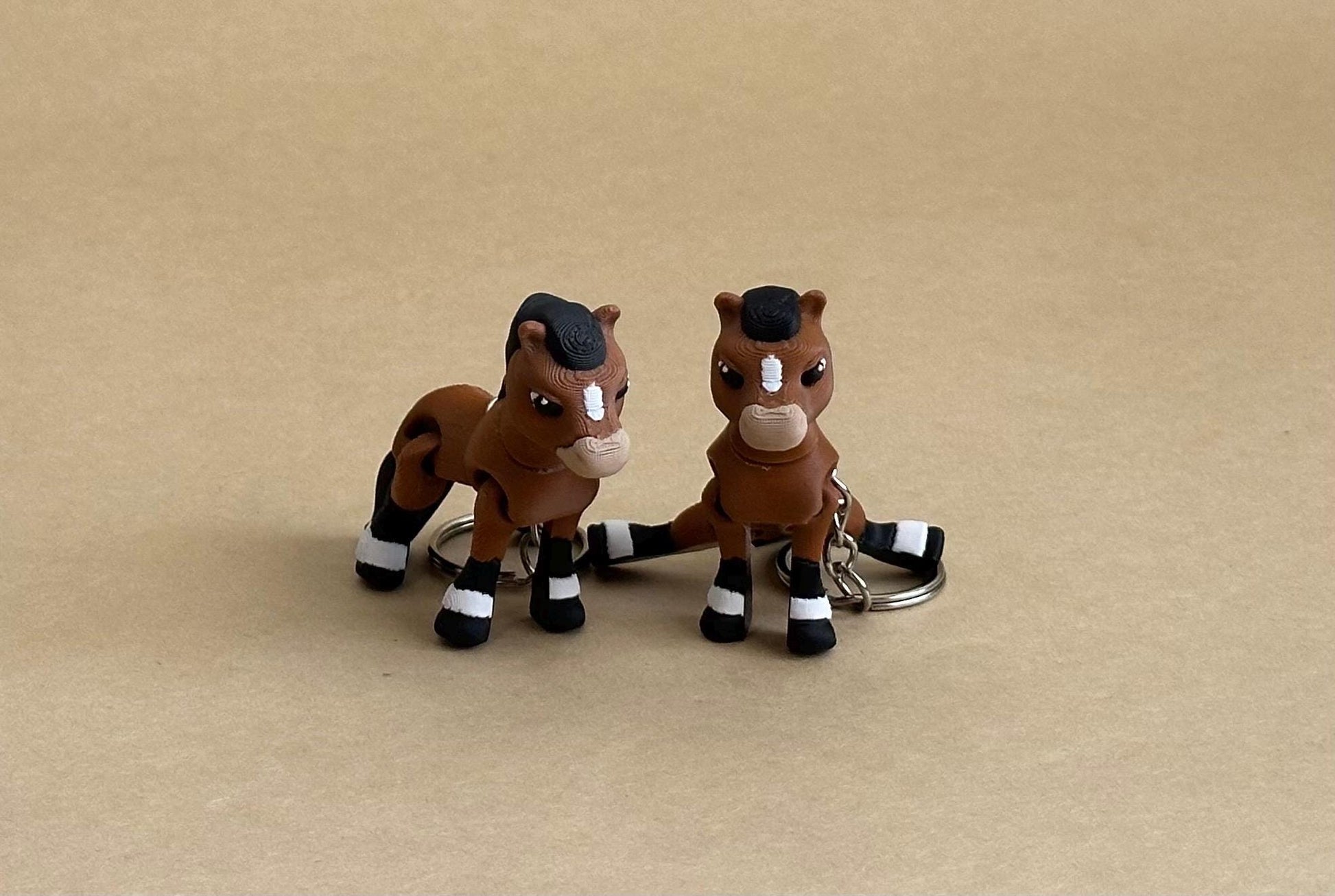 Happy Horse - Articulated Flexi Keychain