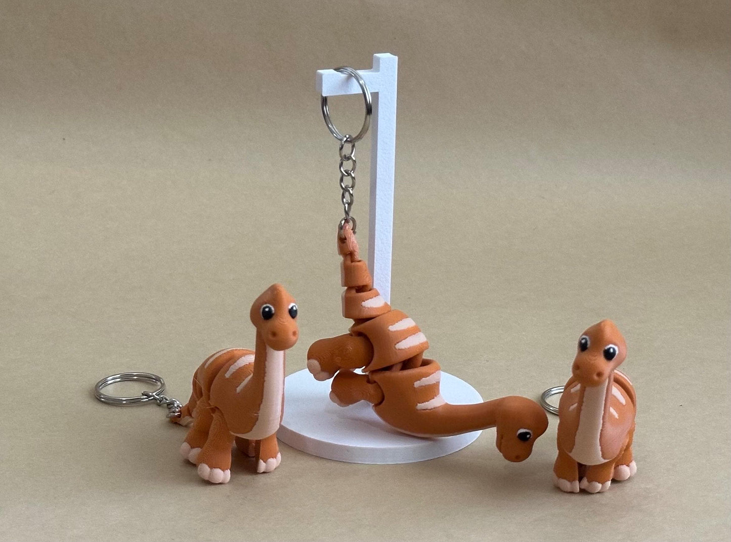 Brawny Brachiosaurus - Articulated Flexi Keychain