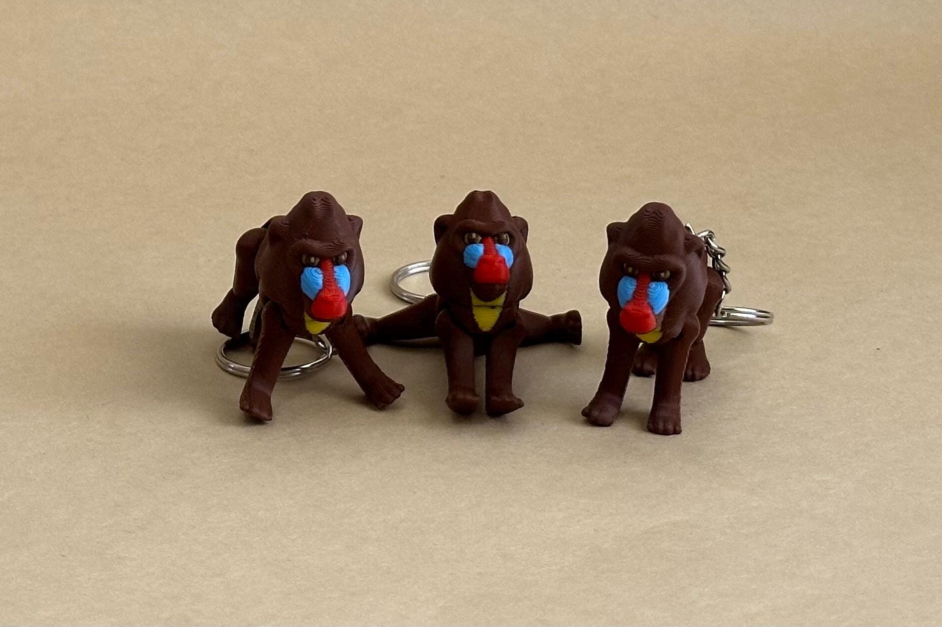 Mad Mandrill - Articulated Flexi Keychain