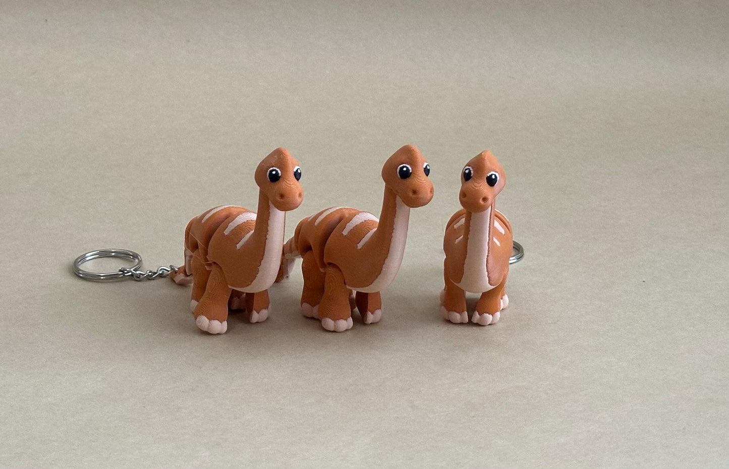 Brawny Brachiosaurus - Articulated Flexi Keychain