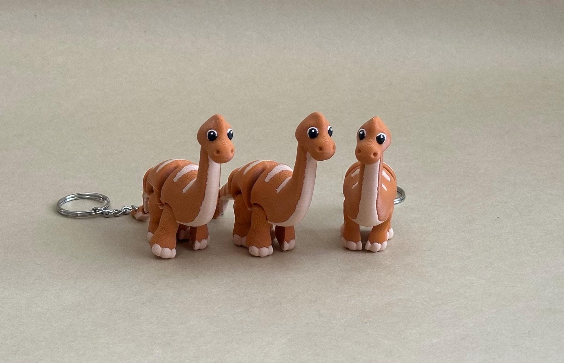Brawny Brachiosaurus - Articulated Flexi Keychain