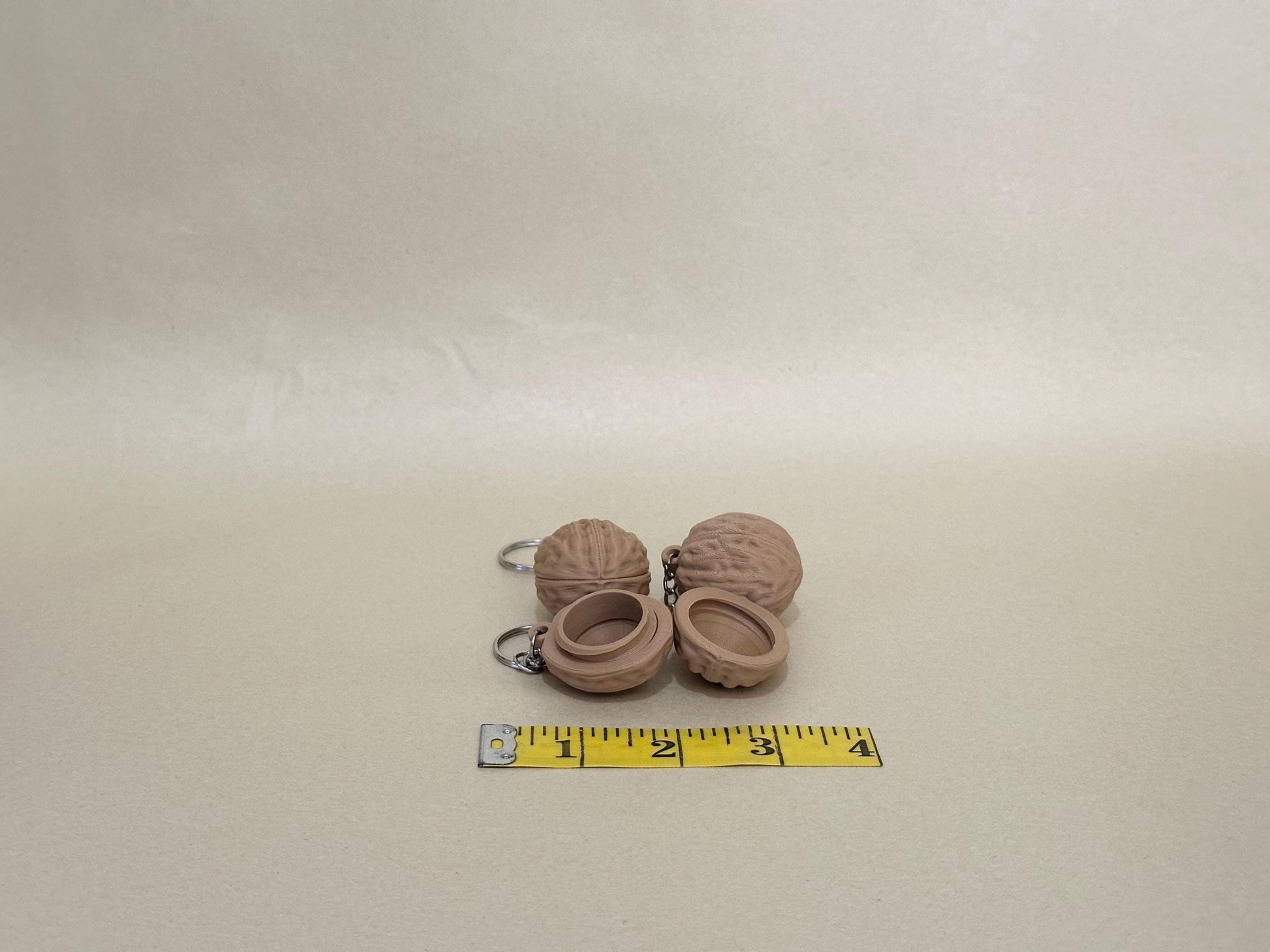 Walnut - Storage Hideaway Keychain