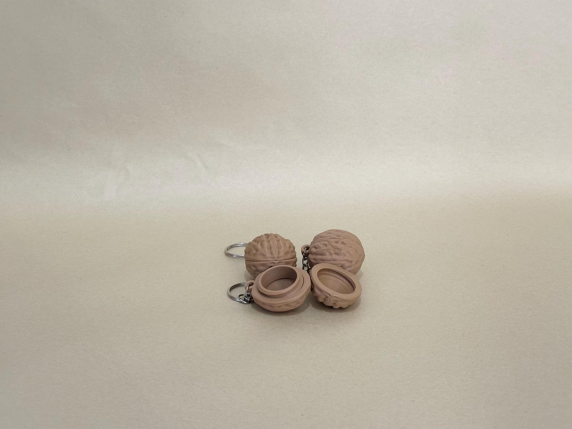 Walnut - Storage Hideaway Keychain