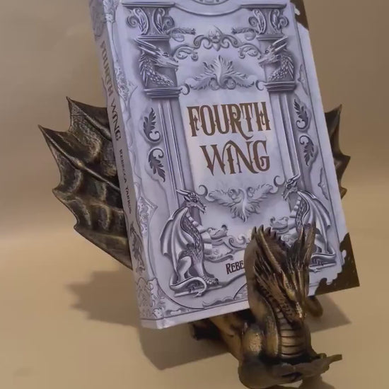 Book Wyrm 3D Dragon Book Stand Holder Display