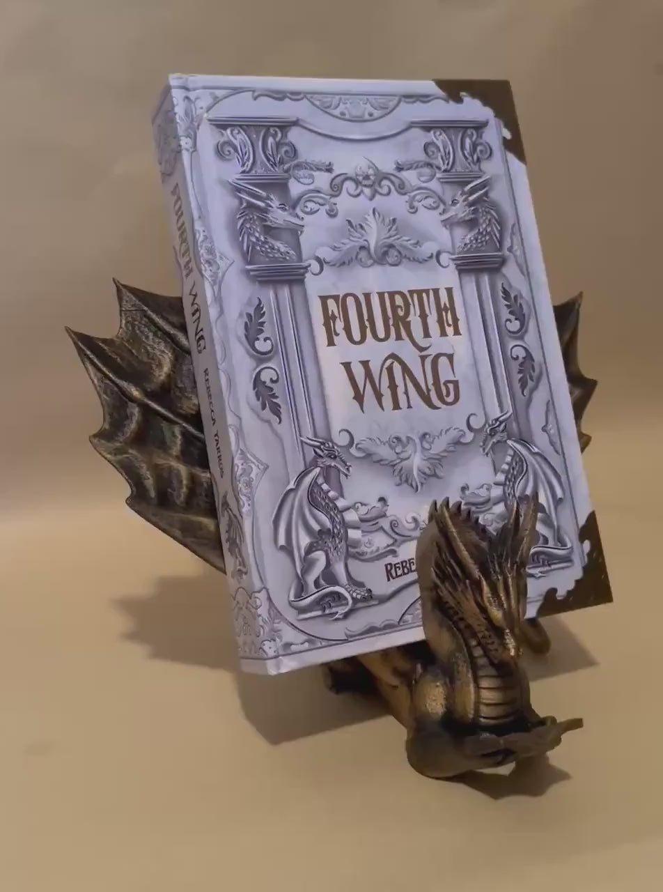 Book Wyrm 3D Dragon Book Stand Holder Display