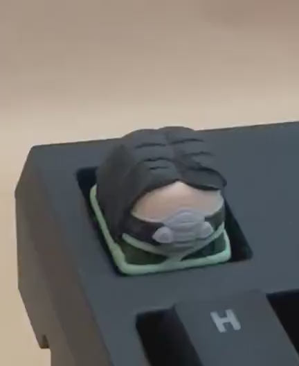 Valorant Viper inspired - Artisan Mechanical Keyboard Keycap - Cherry MX Switch