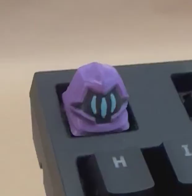 Valorant Omen inspired - Artisan Mechanical Keyboard Keycap - Cherry MX Switch