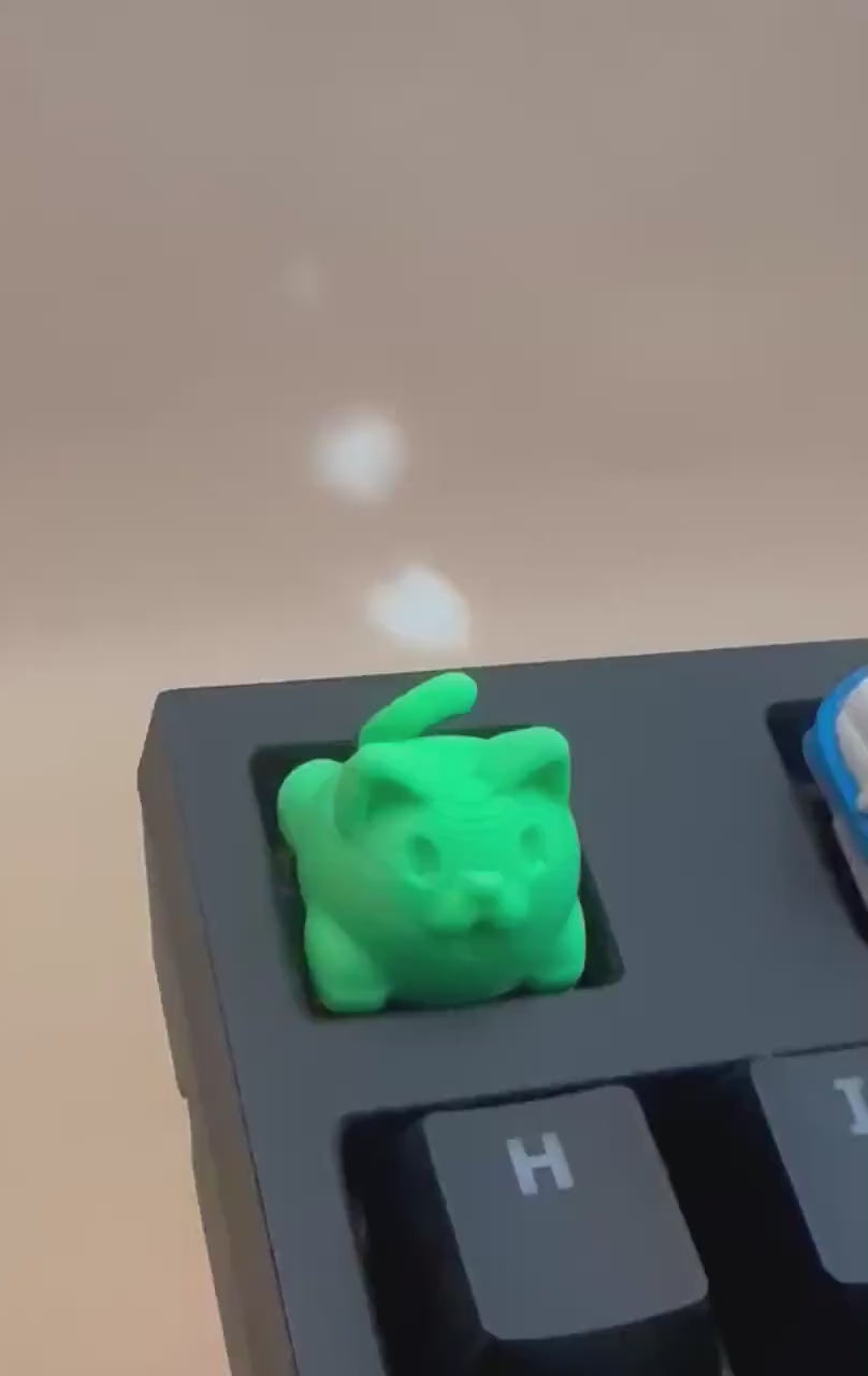 Jelly Cat - Artisan Mechanical Keyboard Keycap - Cherry MX Switch
