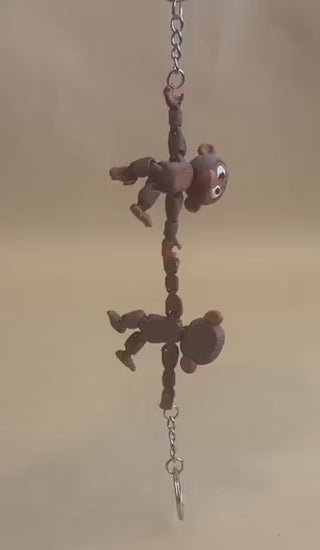 Chaining Chimps - Articulated Flexi moving keychain