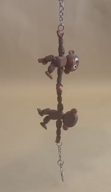 Chaining Chimps - Articulated Flexi moving keychain