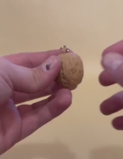 Walnut - Storage Hideaway Keychain