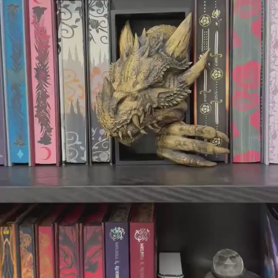 Dragon Emerging 3D Book Nook