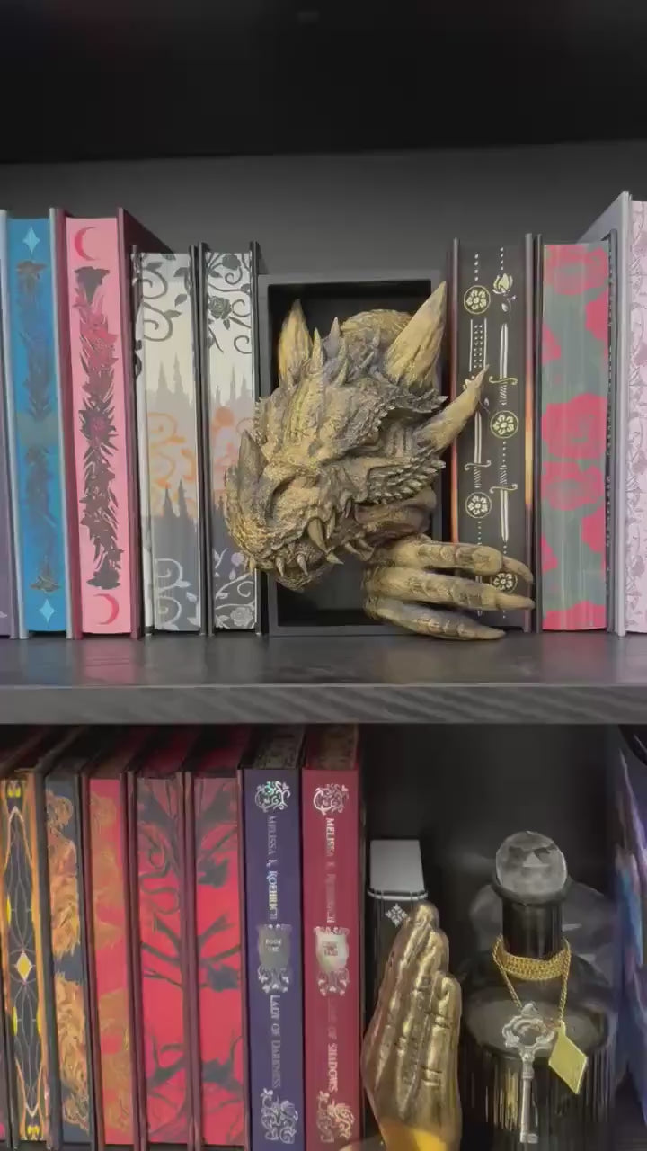 Dragon Emerging 3D Book Nook