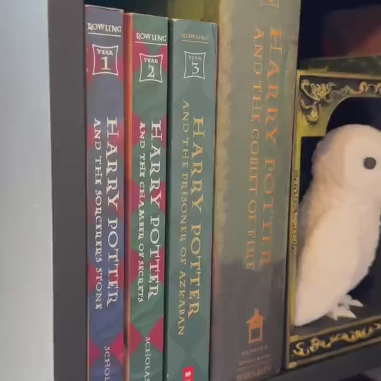 Snowy Owl Hedwig inspired 3D Book Nook