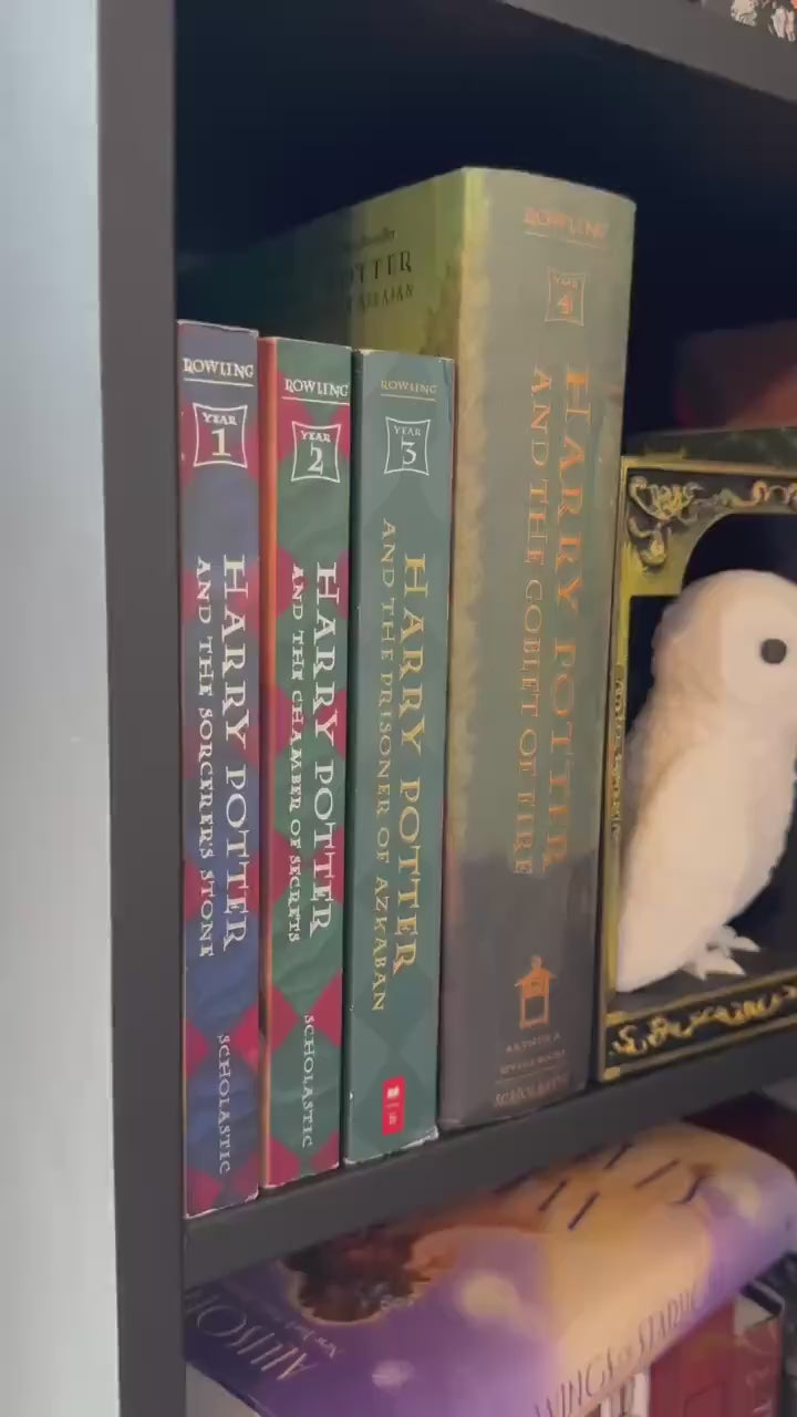 Snowy Owl Hedwig inspired 3D Book Nook